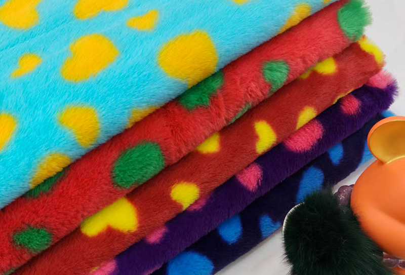 500mg 160cm 280GSM Croí fabraic bog plush clóite