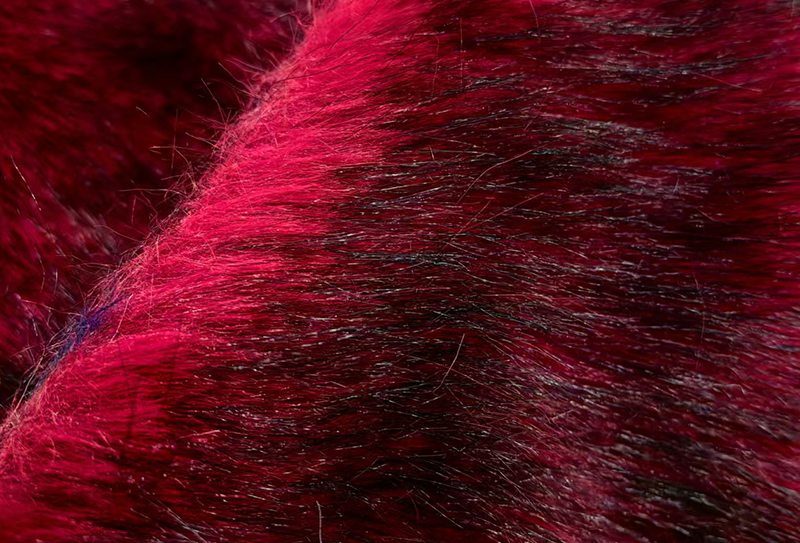 850mg*185cm Fabraic plush fionnaidh sionnach daite 850mg*185cm Fabraic plush fionnaidh sionnach daite