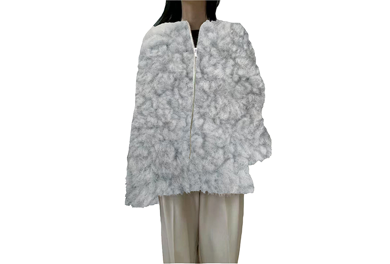 900mg*160cm Scamall beag plush mór-cháithníní fabraic plush oiriúnach le haghaidh éadaí