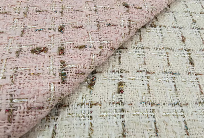 500mg 148cm Fabraic Tweed / spreagtha chanel ls834322 oiriúnach chun seaicéid, cótaí agus málaí stíl chanel a dhéanamh
