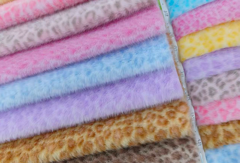 Leithead 160mm mionc Eorpach priontála liopard fabraic mionc faux Leithead 160mm mionc Eorpach priontála liopard fabraic mionc faux