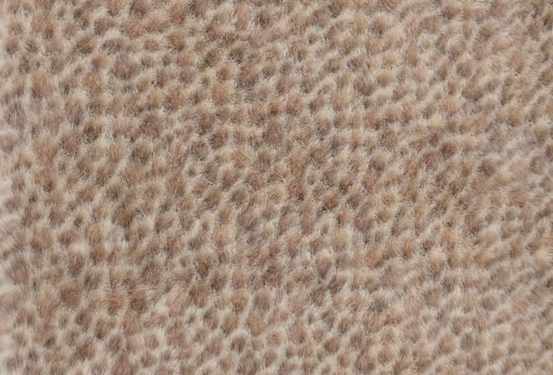 Leithead 160mm mionc Eorpach priontála liopard fabraic mionc faux Leithead 160mm mionc Eorpach priontála liopard fabraic mionc faux