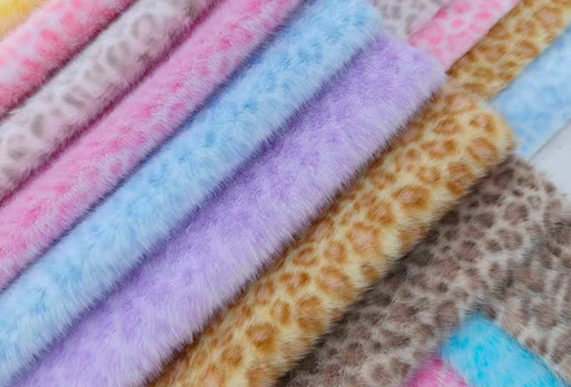 Leithead 160mm mionc Eorpach priontála liopard fabraic mionc faux