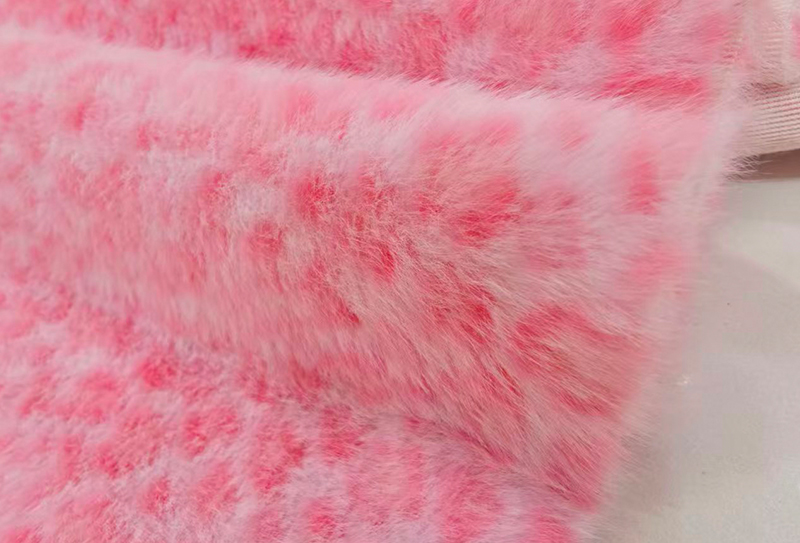 Leithead 160mm mionc Eorpach priontála liopard fabraic mionc faux Leithead 160mm mionc Eorpach priontála liopard fabraic mionc faux