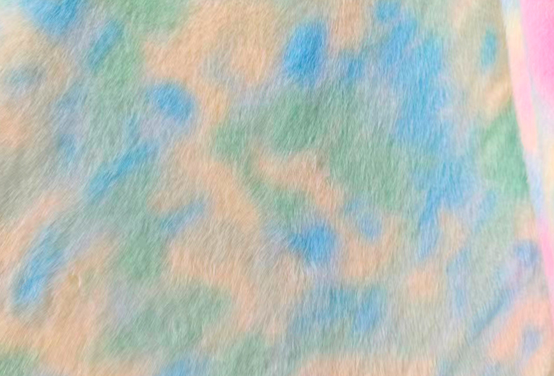 500GSM cló mionc Eorpach fabraic mionc bréige dhaite dhathach 500GSM cló mionc Eorpach fabraic mionc bréige dhaite dhathach