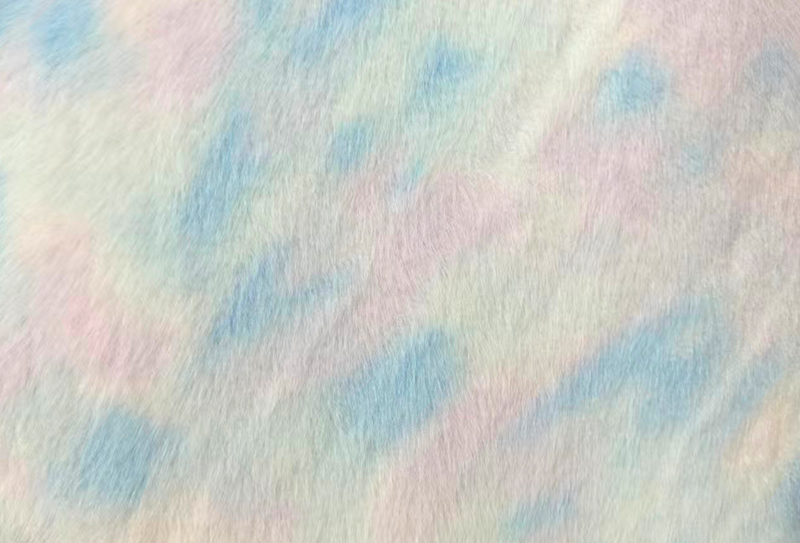 500GSM cló mionc Eorpach fabraic mionc bréige dhaite dhathach 500GSM cló mionc Eorpach fabraic mionc bréige dhaite dhathach